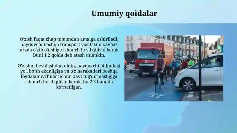 Yo‘l harakati xavfsizligini ta’minlashda quvib o‘tish qoidalari 3