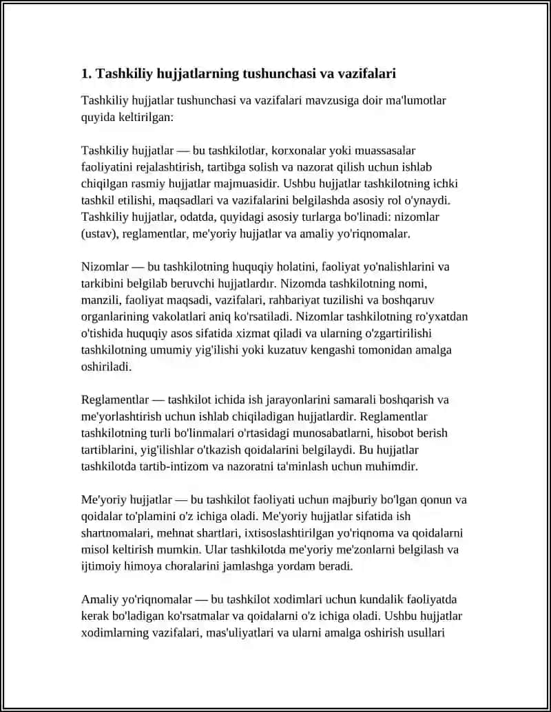 TASHKILIY HUJJATLAR VA ULARNI RASMIYLASHTIRISH 3
