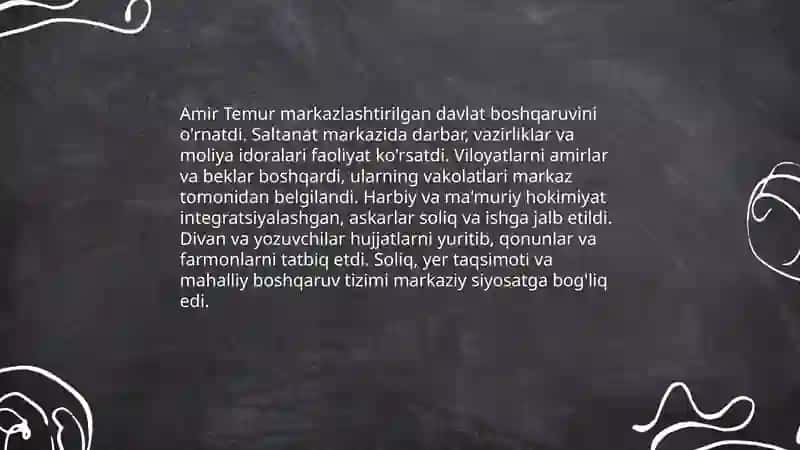Amir Temur buyuk davlat arbobi 3
