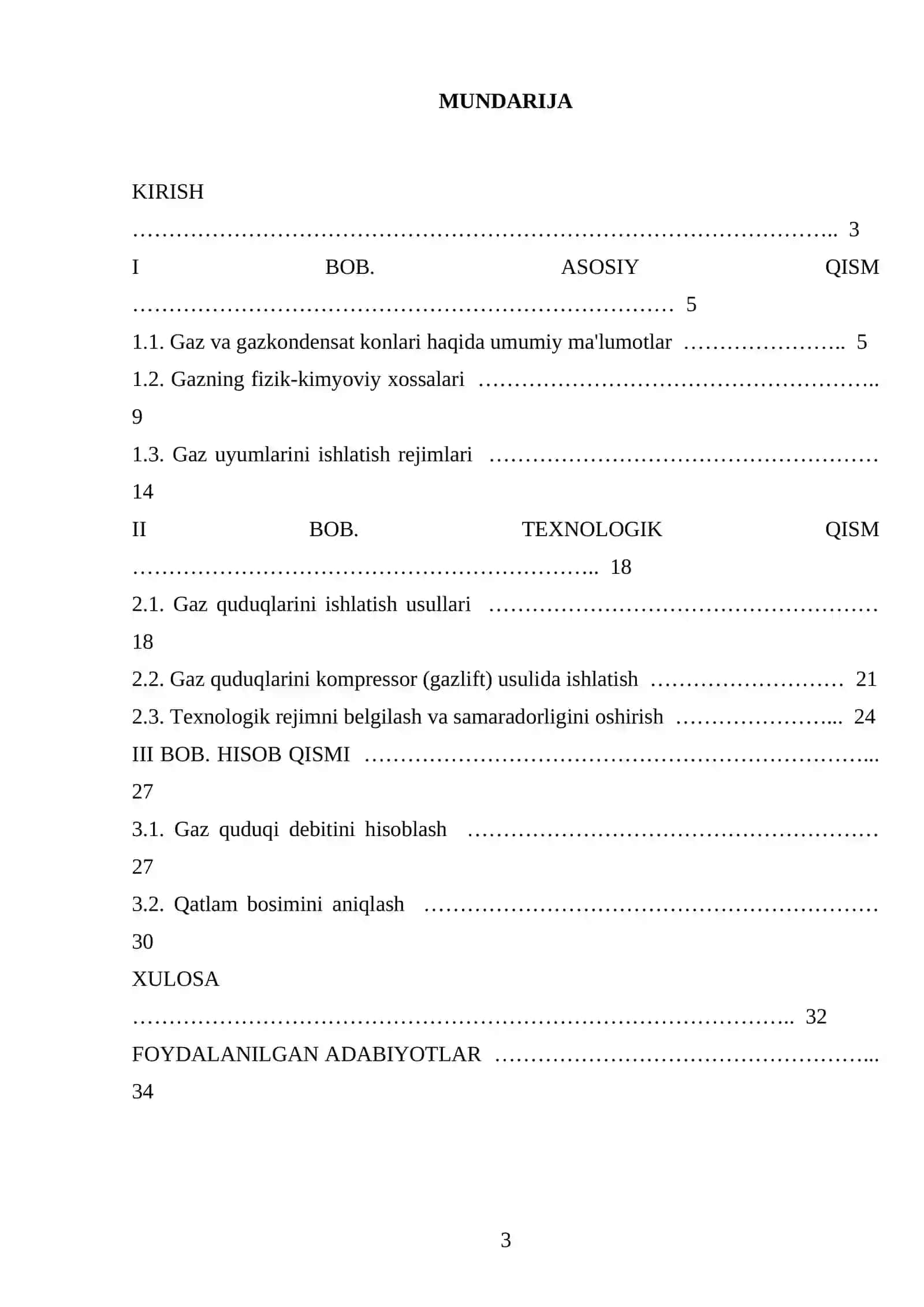 Neft va gaz konlarini ishga tushirish va ulardan foydalanish 3