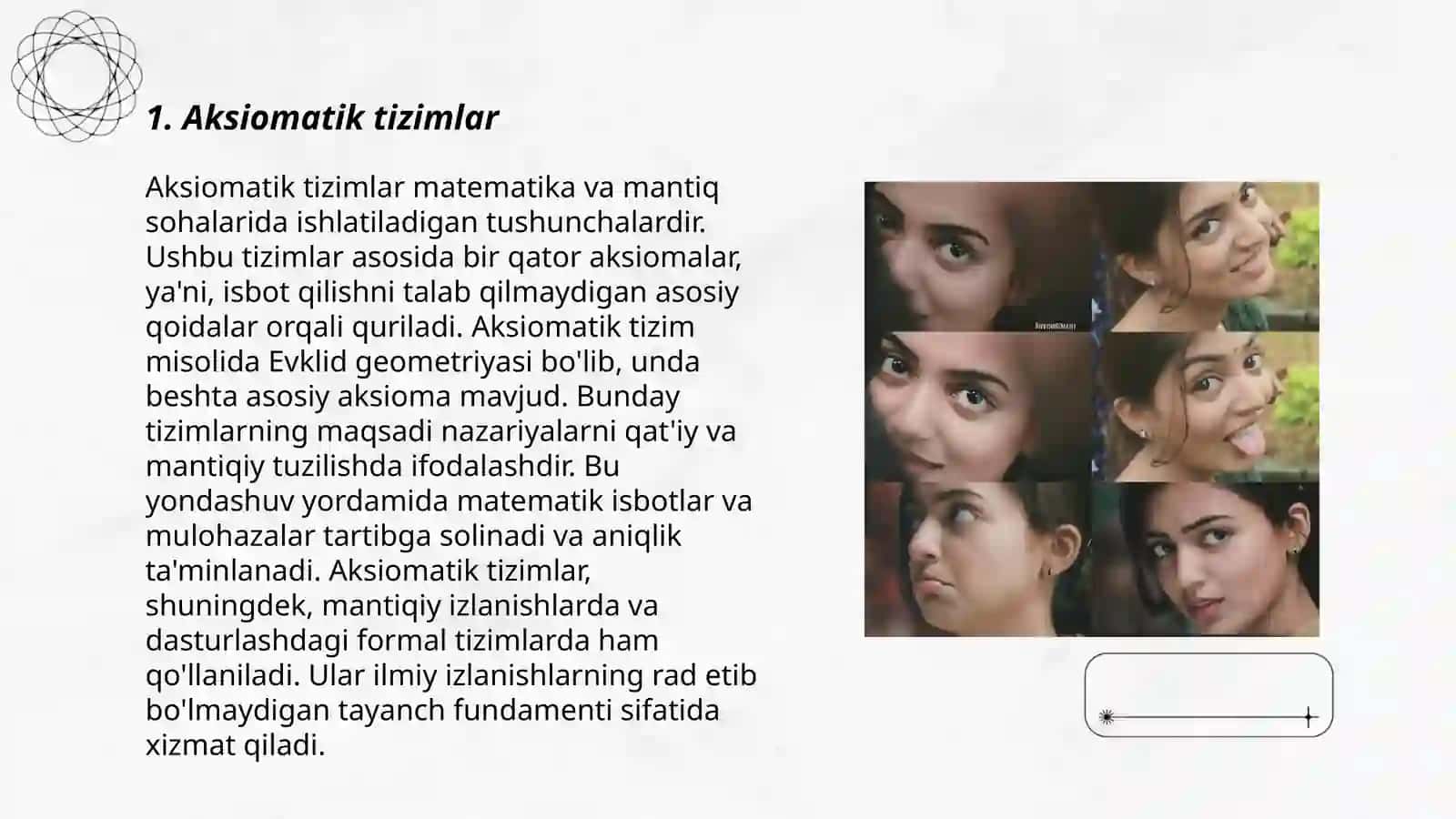 Aksiomatik nazariya 3