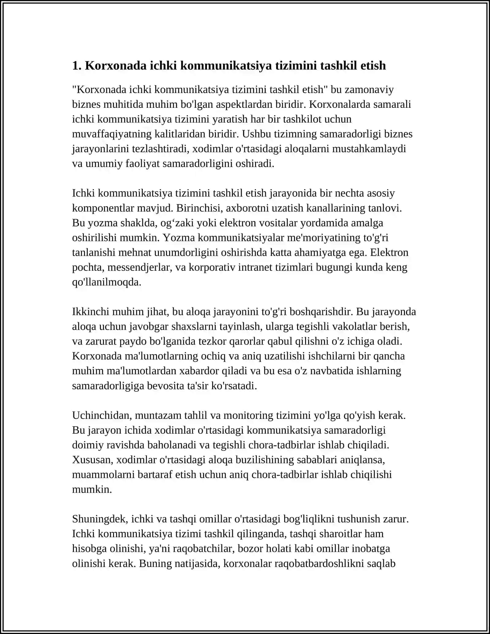 KORXONALARDA KOMMUNIKATSIYA TIZIMINI TASHKIL ETISH 3
