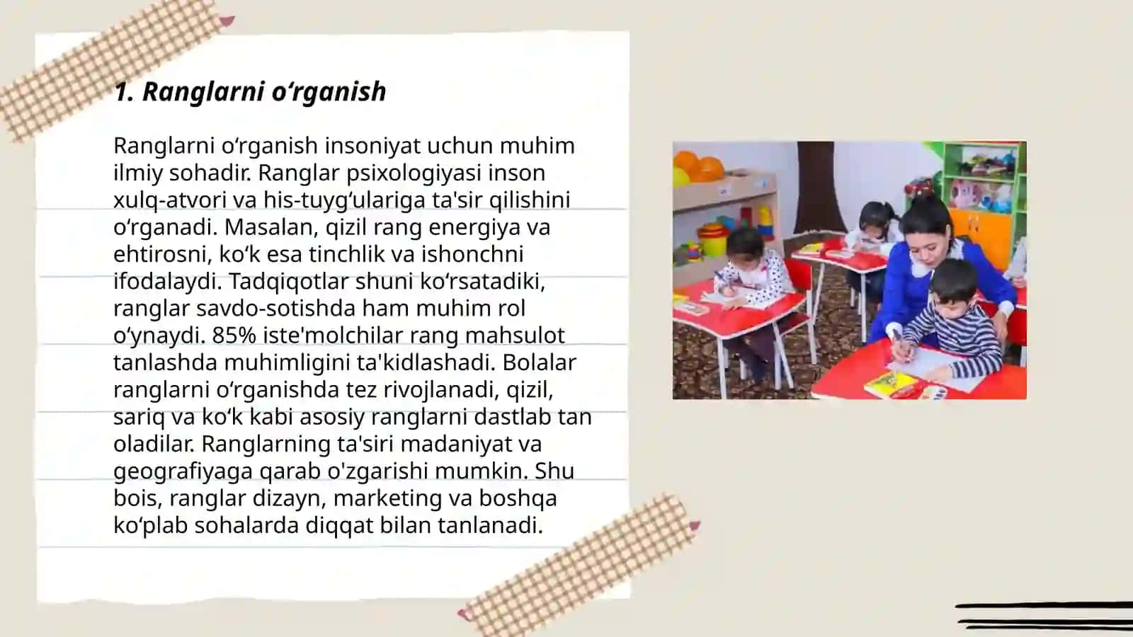 Maktabgacha yoshdagi bolalarni rasm chizishga o'rgatish 3