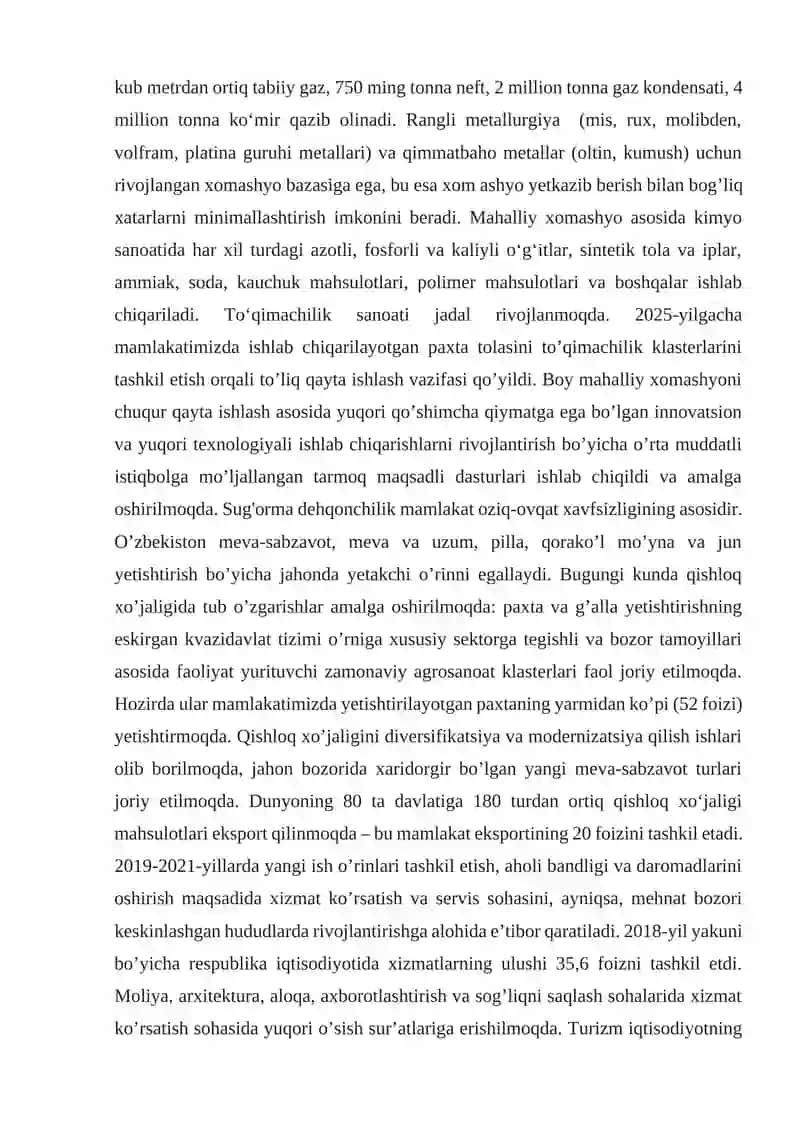 O’zbekistonda ijtimoiy sohada amalga oshirilayotgan o’zgarishlar mazmun va mohiyati 3