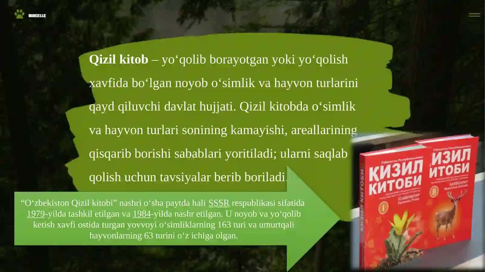 Hayvonot dunyosini muhofaza qilish va undan foydalanish. 3