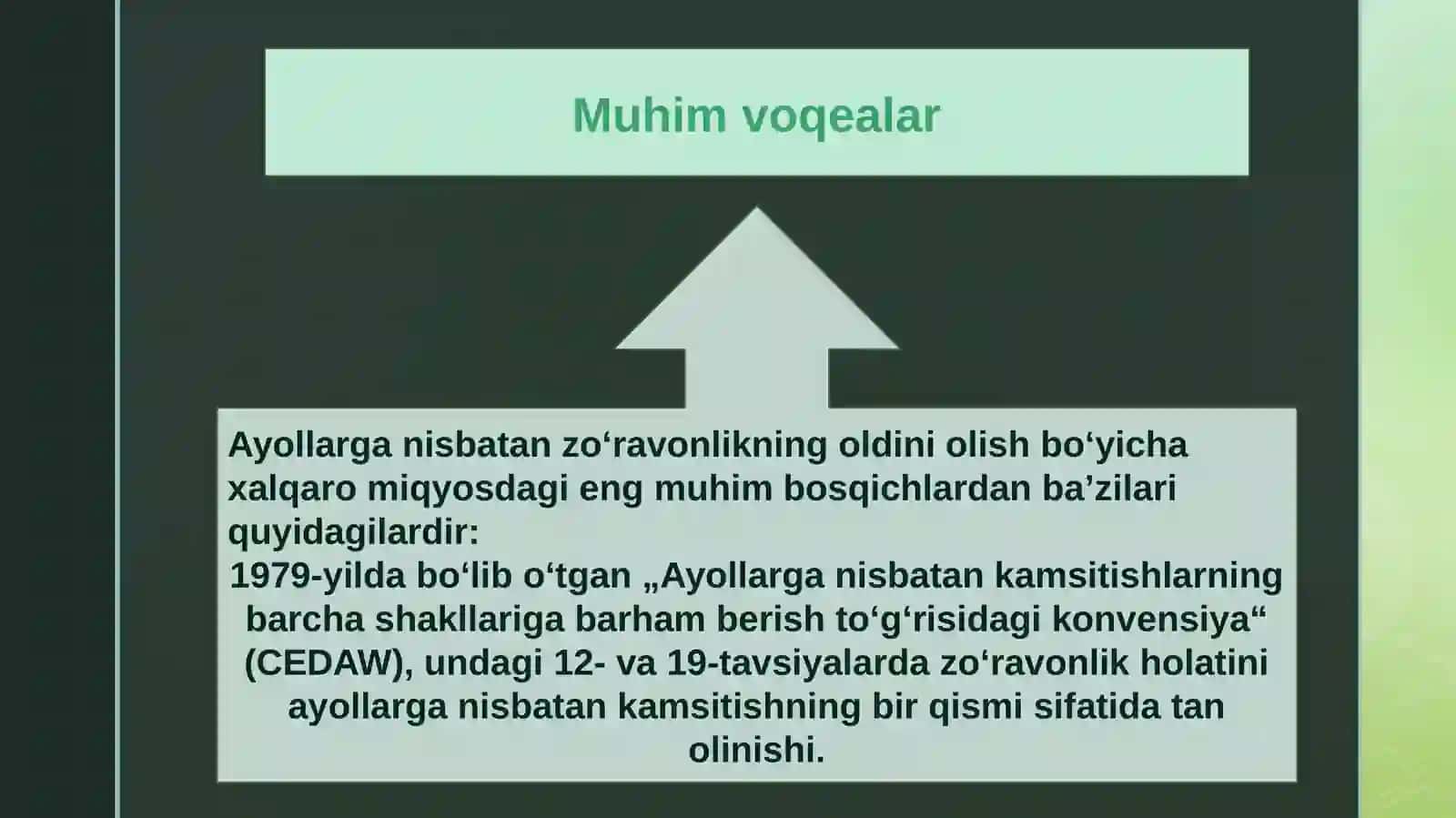 Ayollarga nisbatan zoʻravonlik 3