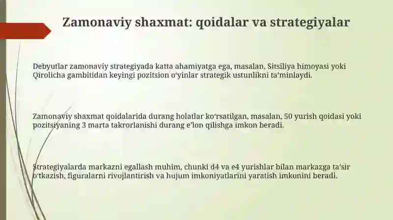 Shaxmat o'yining kelib chiqishi tarixi va rivojlanish bosqichlari 3