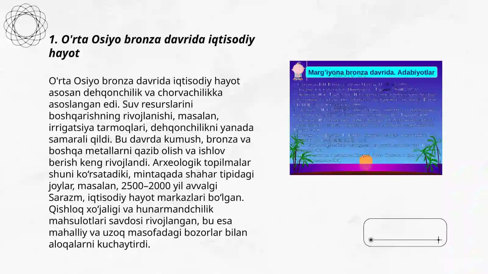 O'rta Osiyo bronza davrida 3