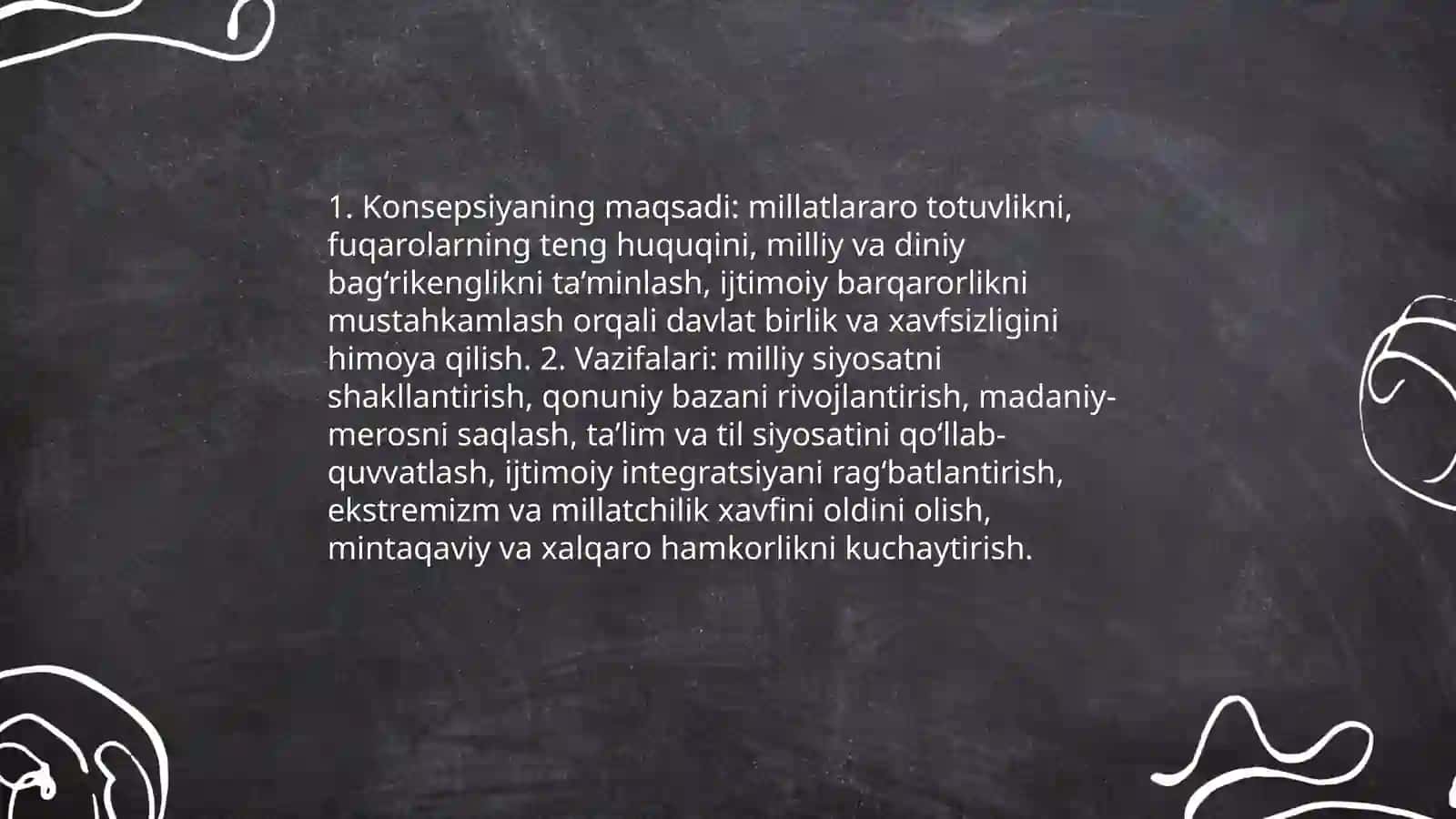 Konsepsiya maqsadi va vazifalari 3