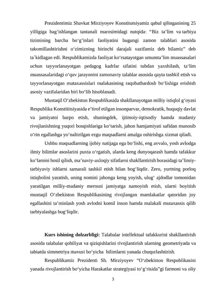 Geometriyada va tabiatda simmetriya 3