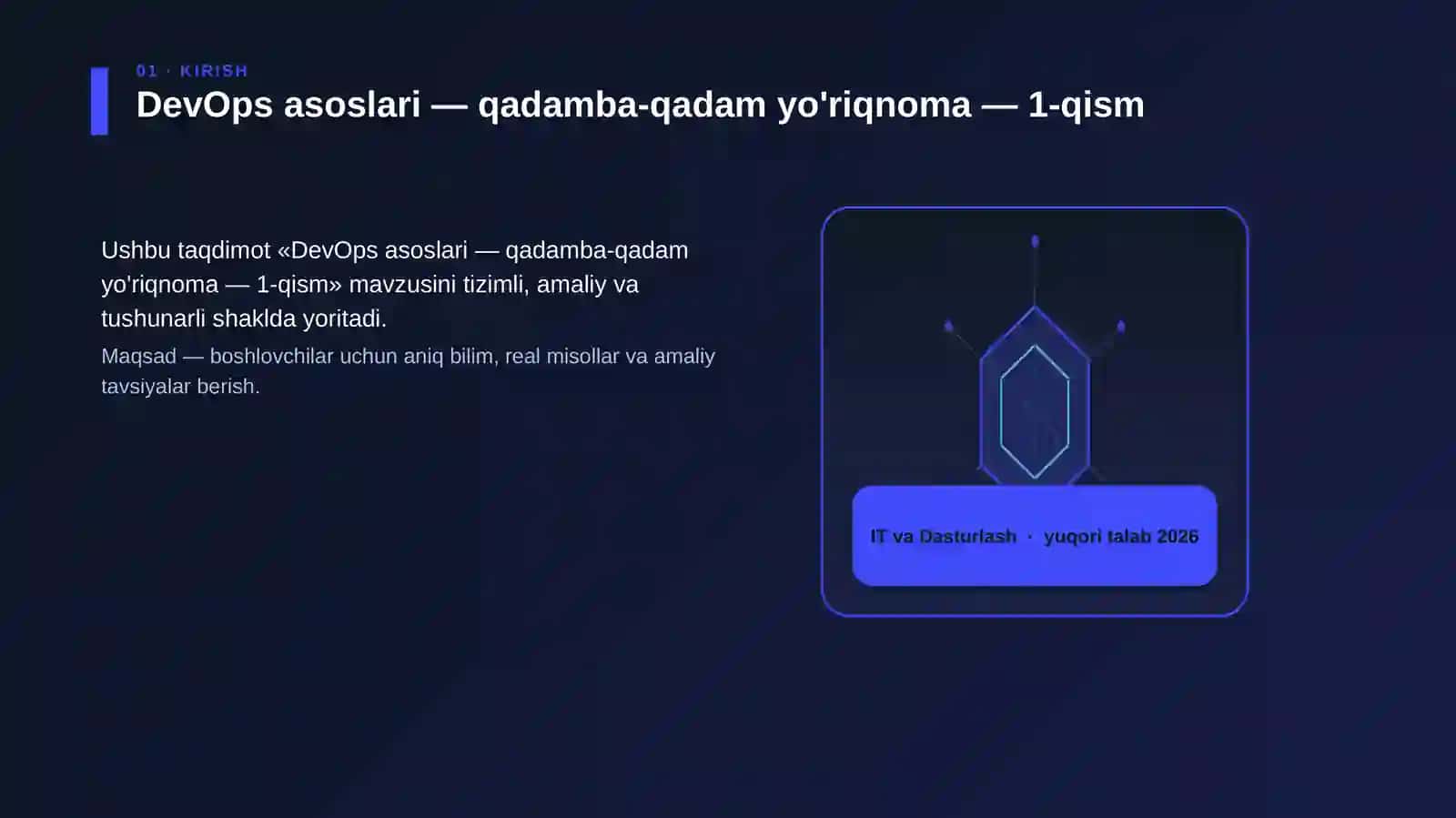 DevOps asoslari — qadamba-qadam yo'riqnoma — 1-qism 3