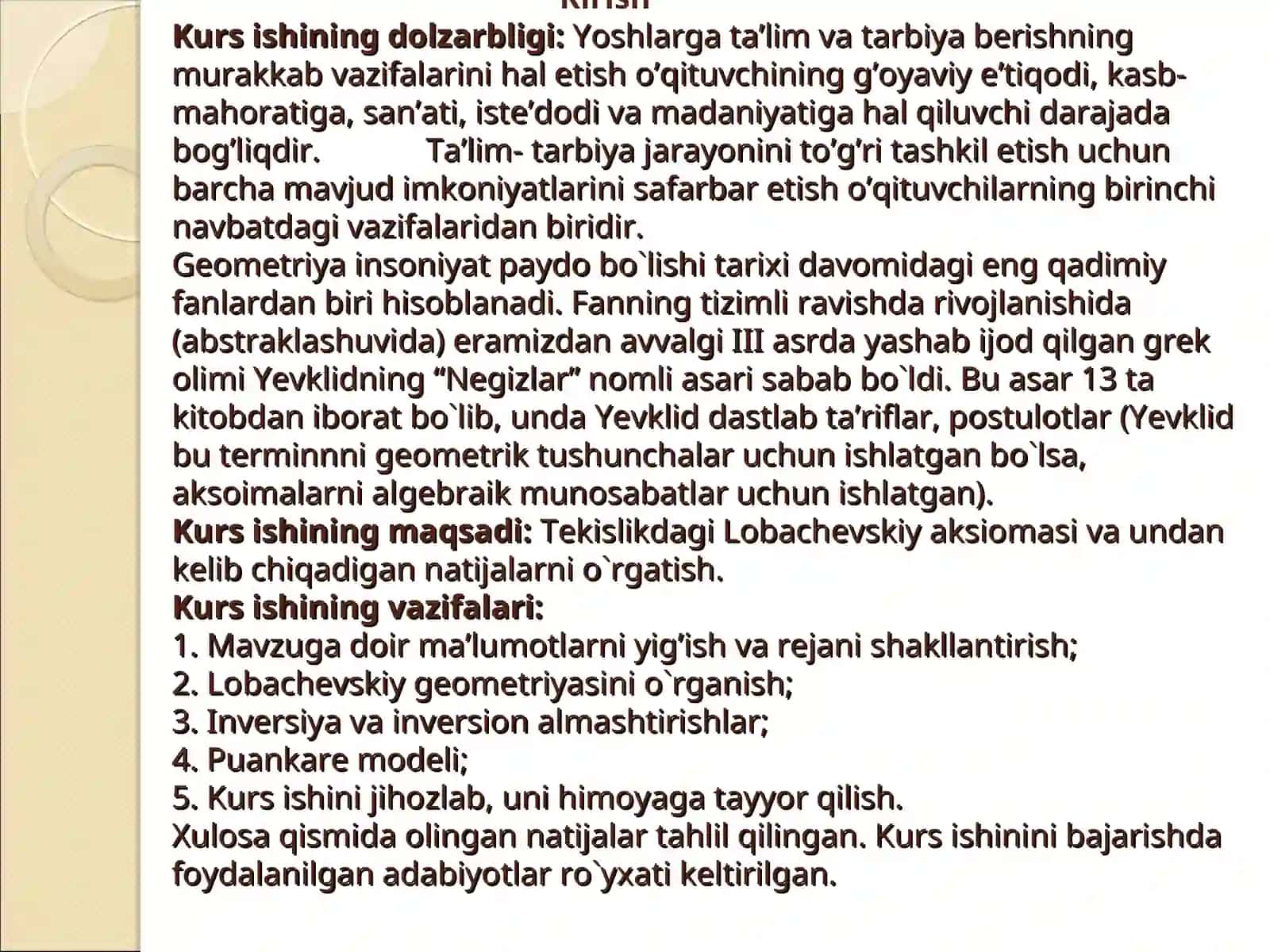 Lobachevskiylar Geometriyasi 3