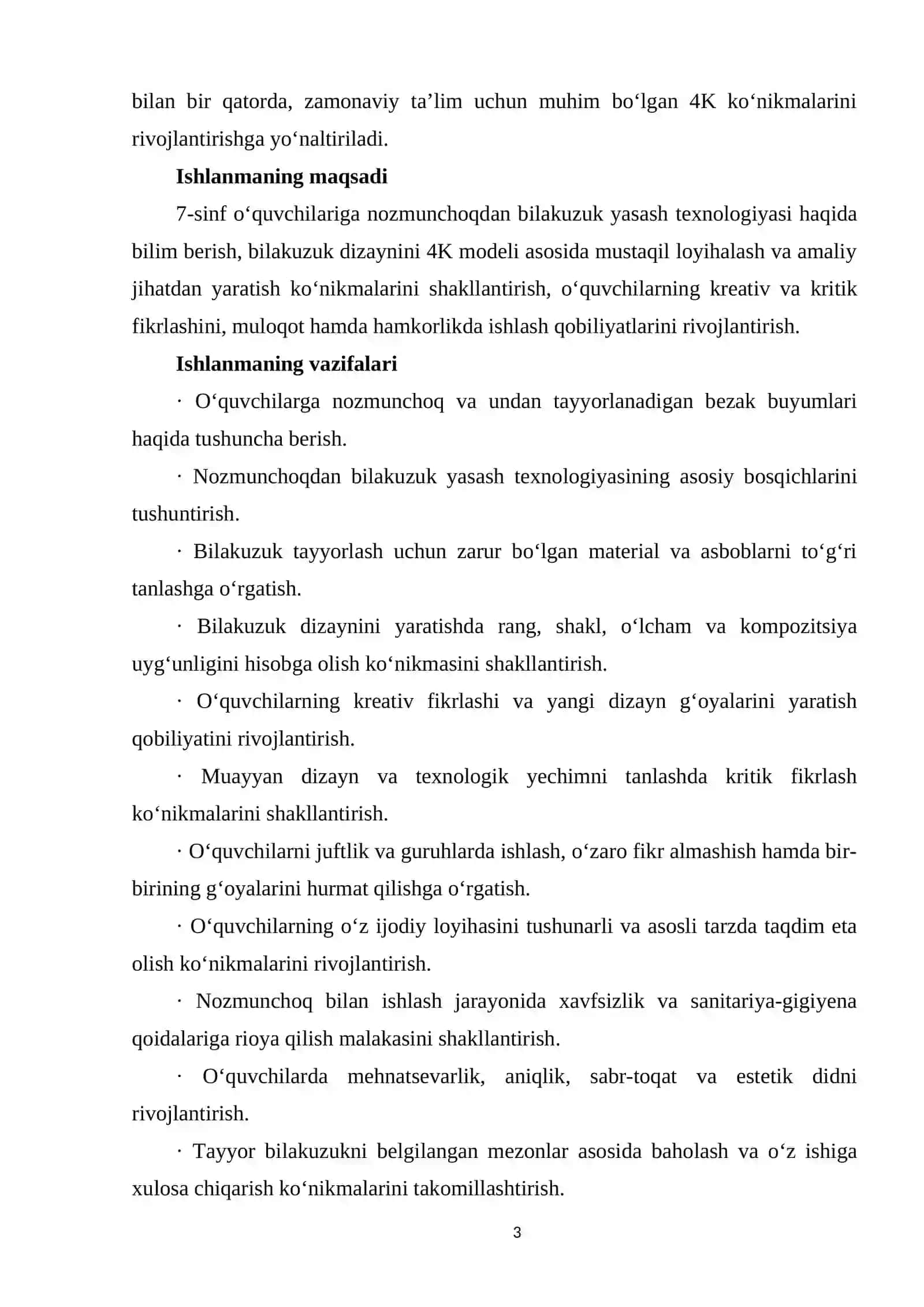 "NOZМUNCHOQDAN BILAKUZUK YASASH TEXNOLOGIYASI" 3
