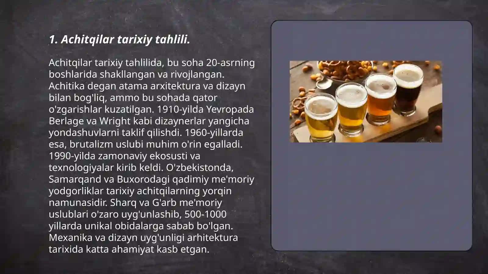 Piva tayyorlashda achitqilarning ahamiyati 3