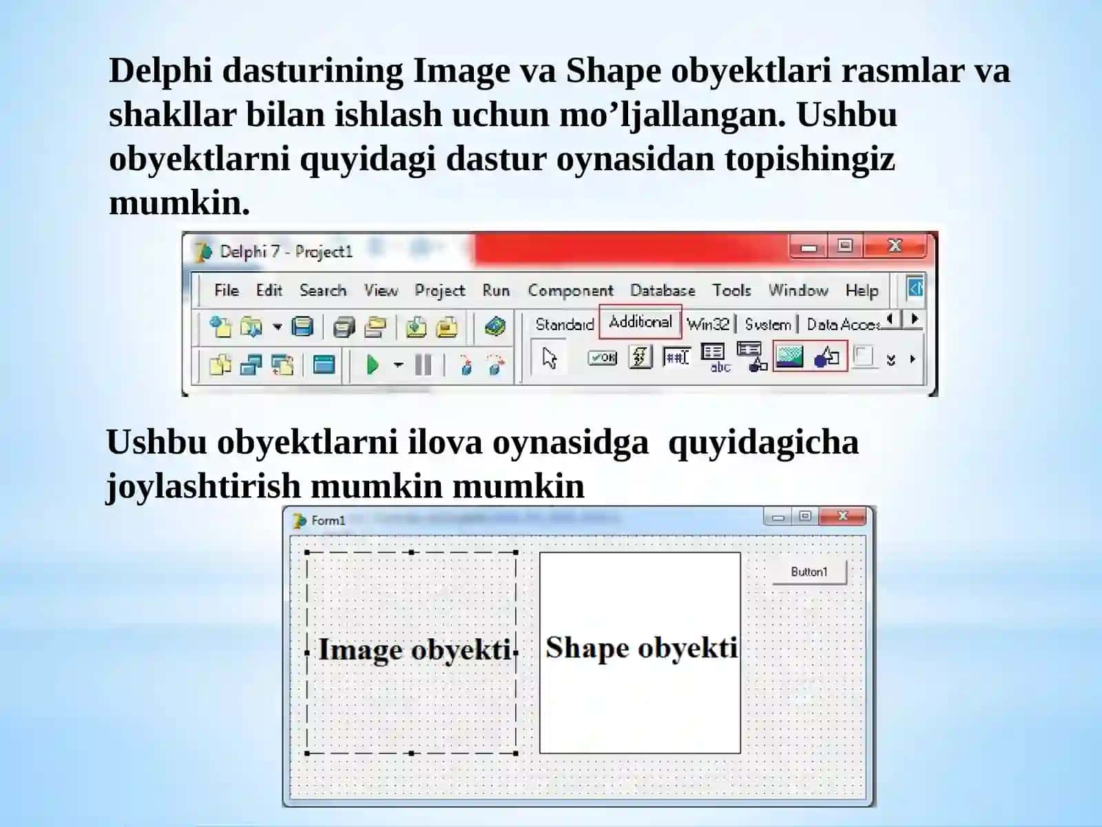 Delphi da grafika bilan ishlash 3