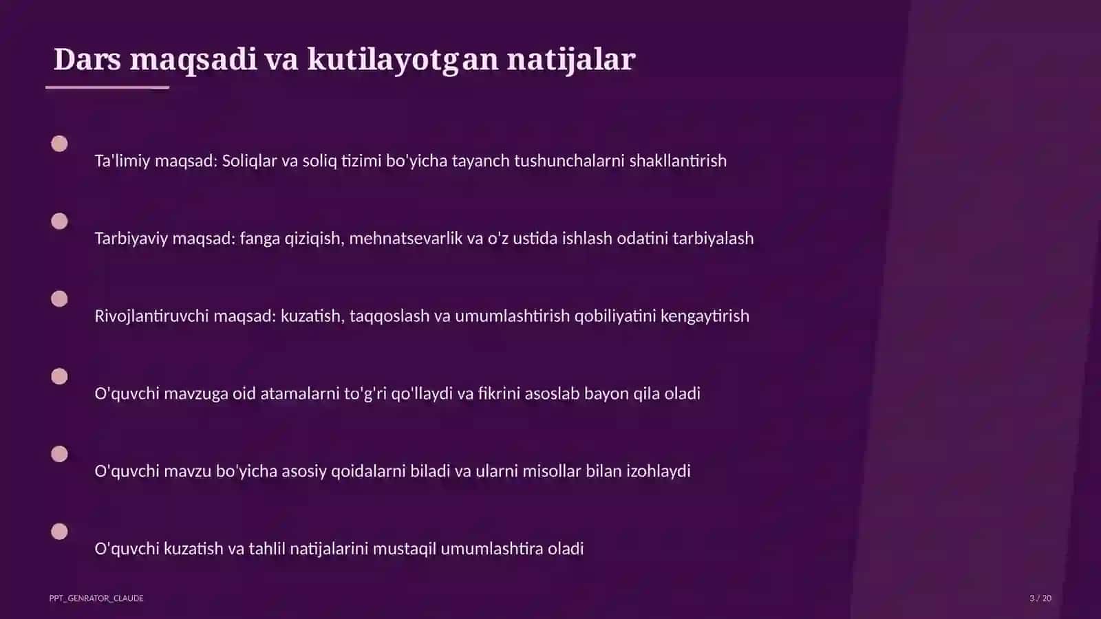 Soliqlar va soliq tizimi (10-sinf) 3