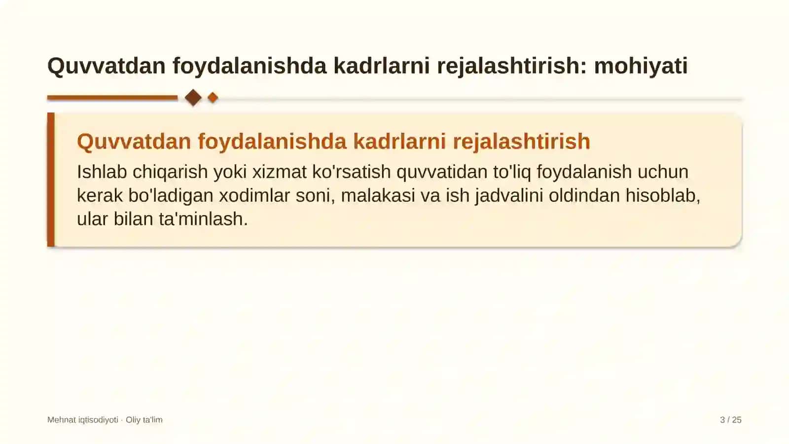 prokuratura organlarida ishlab chiqarish quvvatidan kadrlar bilan foydalanishni rejalashtirish 2389 3