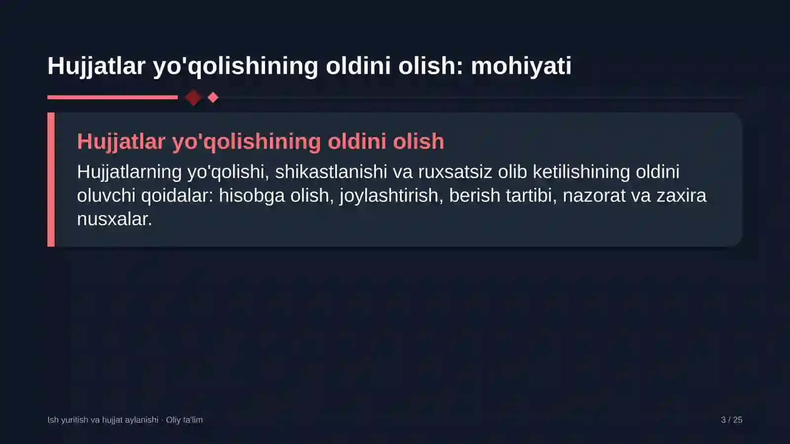 parfyumeriya kosmetika sanoatida hujjatlar yo'qolishining oldini olish 7755 3