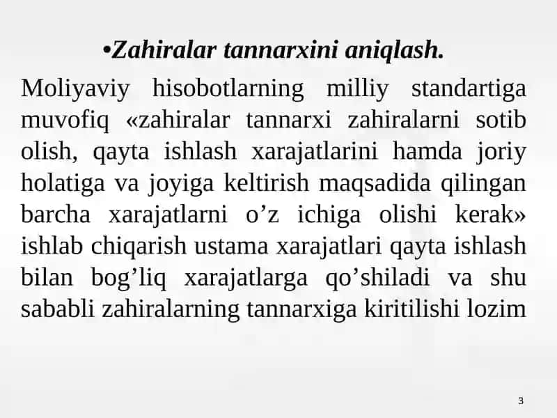 USTAMA XARAJATLAR HISOBI 3