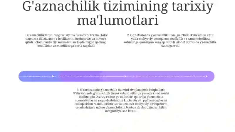 O’Zbekistonda G’Aznachilik Tizimiga O’Tish Va Uni Rivojlantirish Istiqbollari 3