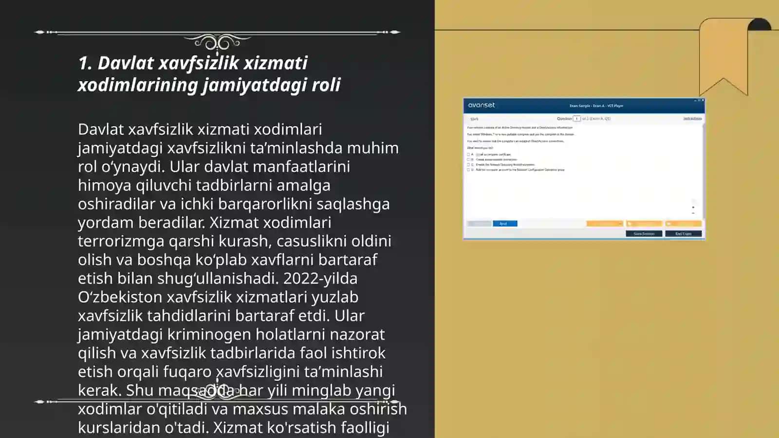 Davlat xavfsizlik xizmati xodimlarining jamiyatdagi roli 3