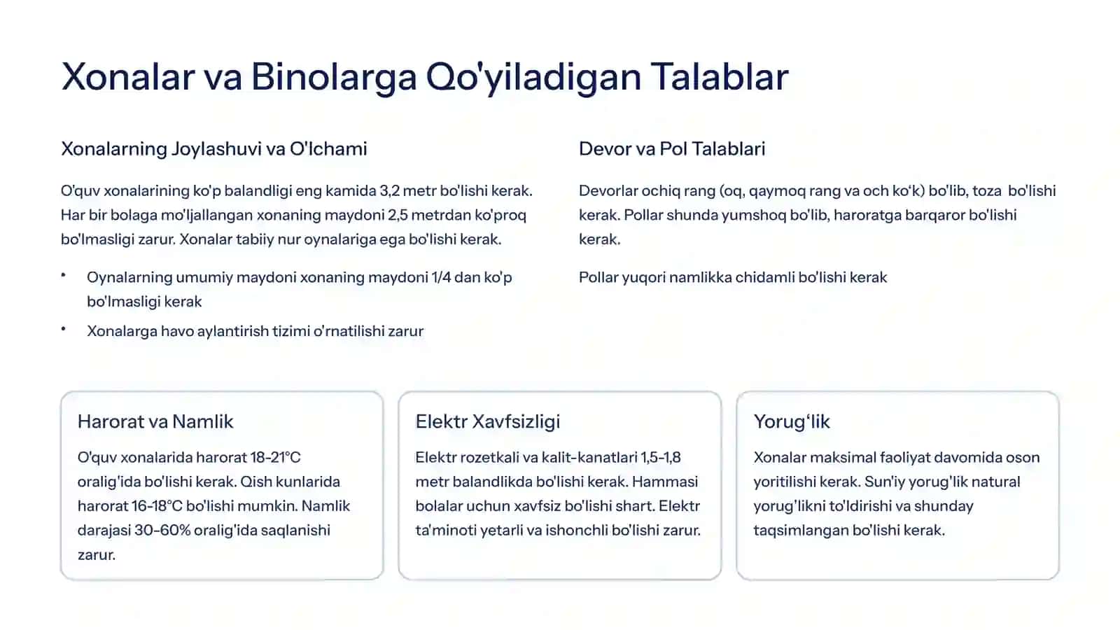 Maktabgacha va maktab muassasalariga umumiy gigiyenik talablar.pptx 3
