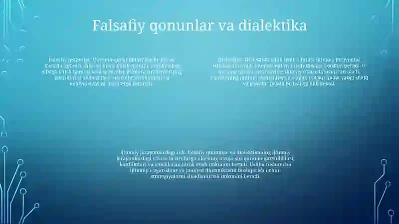 Falsafa Qonun Va Kategoriyalarining Ijtimoiy Jarayonlar Dialektikasidagi Roli 3