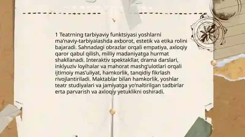 Teatr tarbiya madaniyat maʼnaviyat va maʼrifat axborot maskani sifatida 3