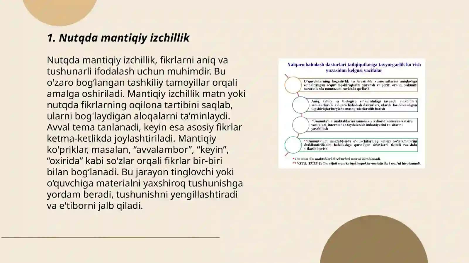 Nutqda mantiqiy izchillik 3