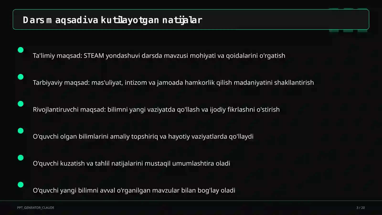 STEAM yondashuvi darsda 3