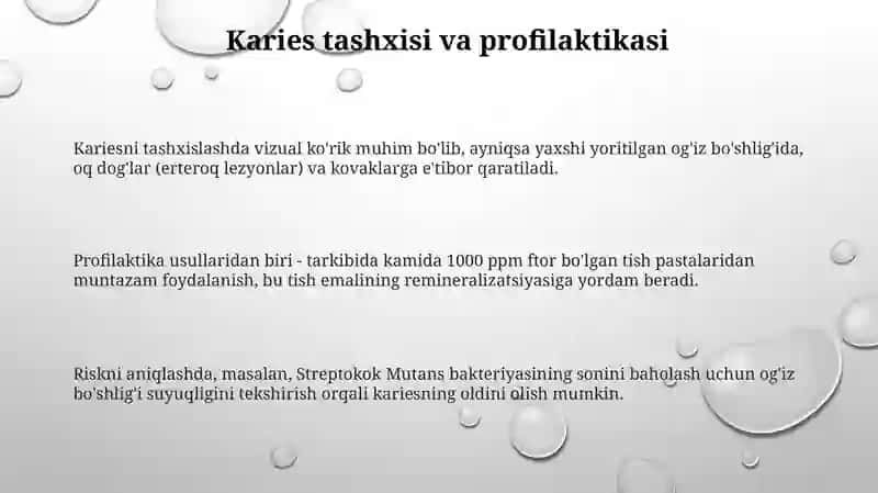 Kariesni davolash usullari 3