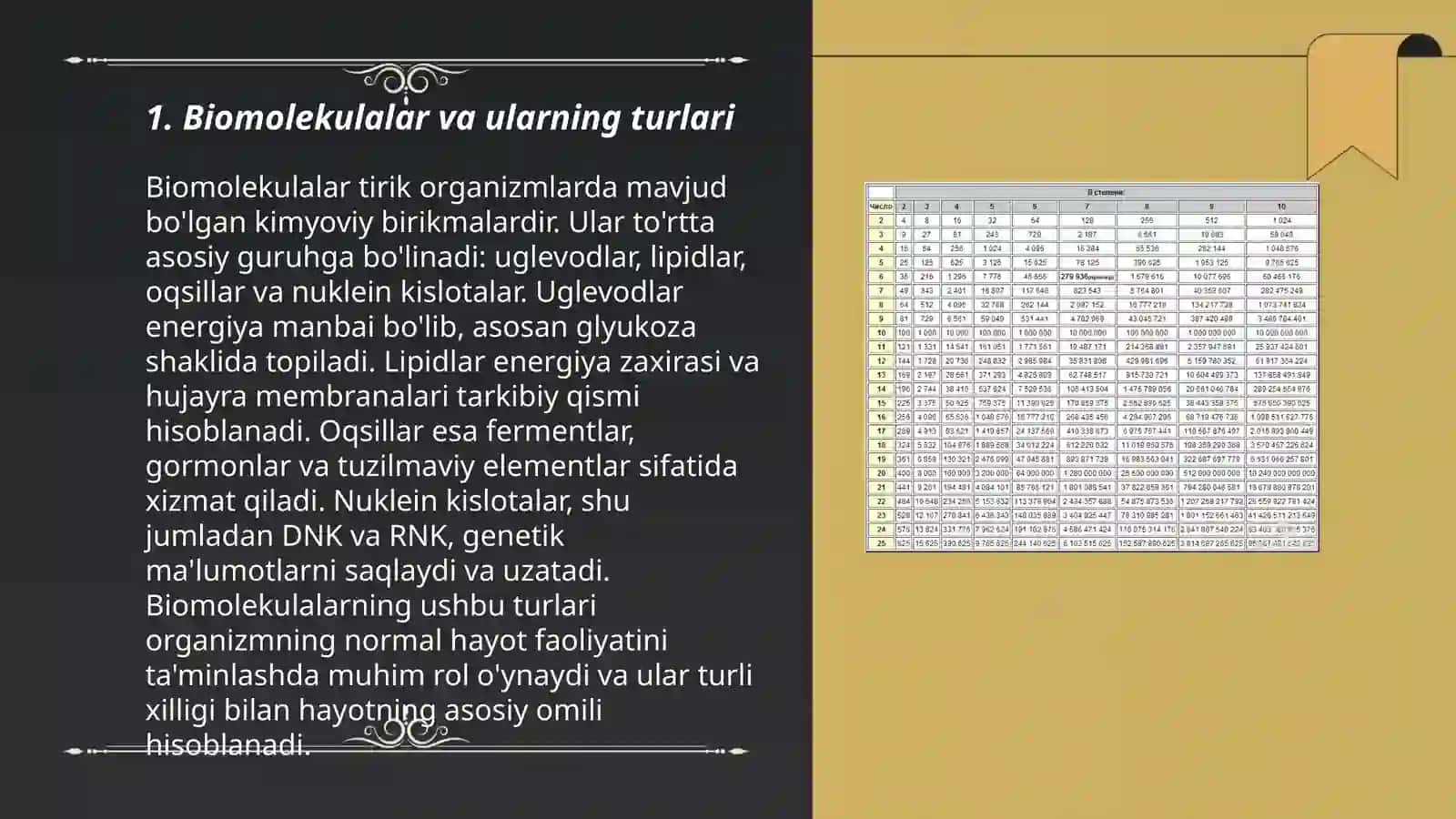 Biomaromlar va Tirik Organizmlarning Hayotiy Shakllari 3