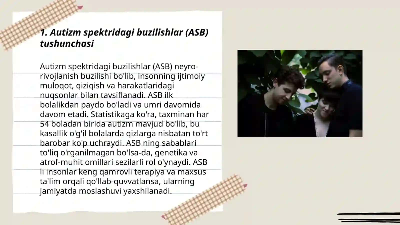 Autizmi bo'lgan bolalarni rivojlanishi o'ziga xos xususiyatlari 3