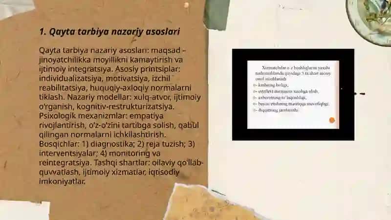 Qayta Tarbiyalashning Psixologik Vositalari va Shartlari 3