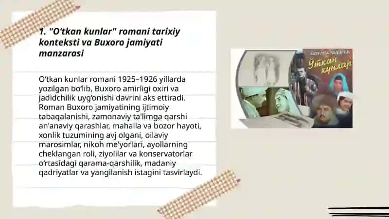 O‘tkan kunlar 3