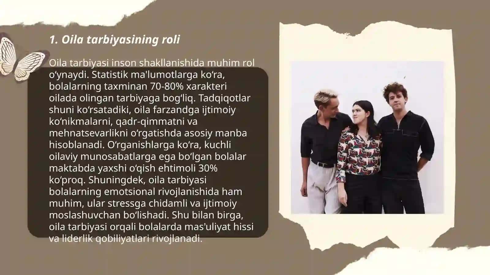 Jamoani rivojlanishida tarbiyaning usullari Laylo 3
