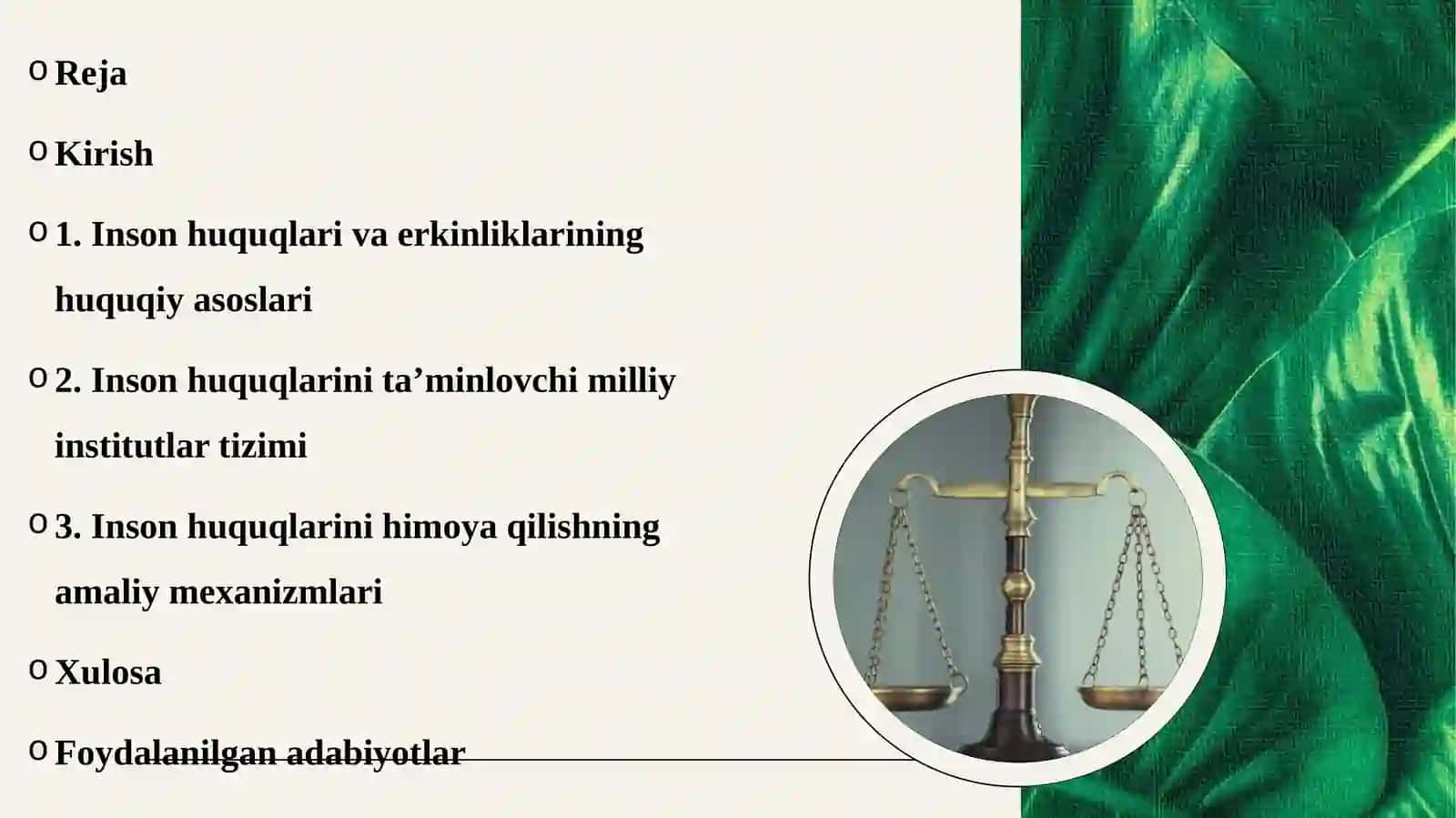 O‘zbekistonda inson huquqlari va erkinliklari kafolatlanishi 3