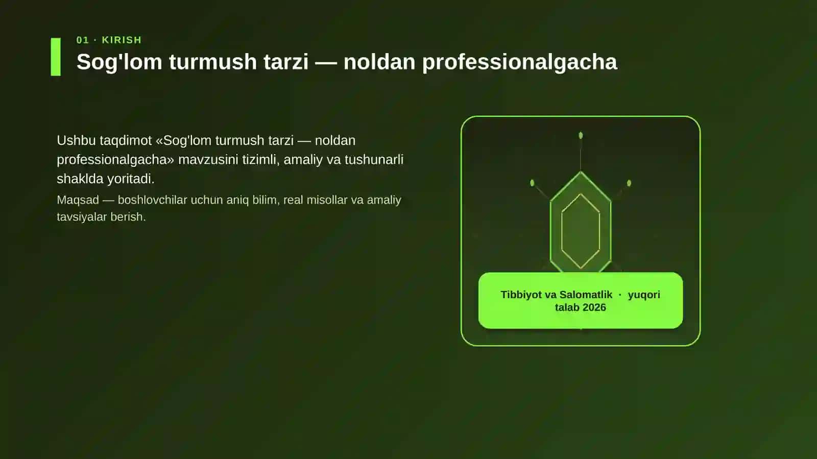 Sog'lom turmush tarzi — noldan professionalgacha 3