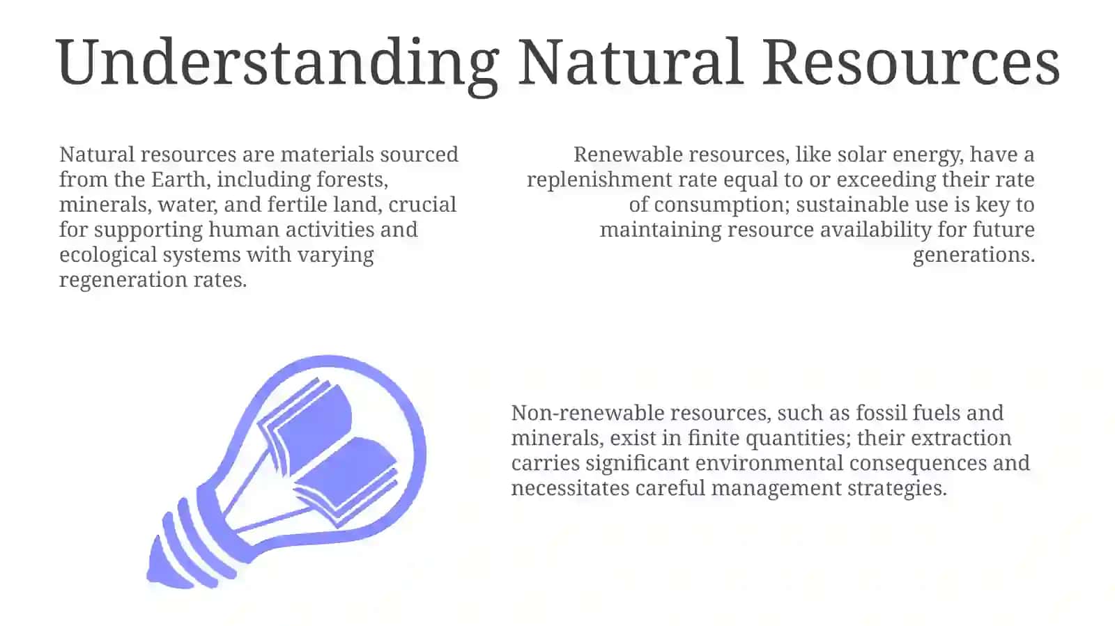 Natural resources 3