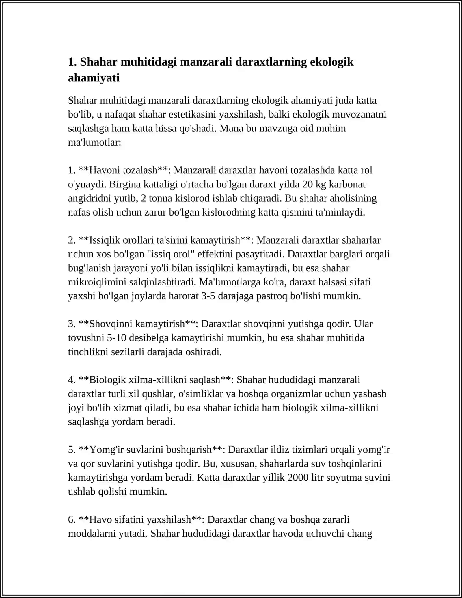 SHAHAR VA SANOAT RAYONLARIDAGI MANZARALI DARAXTLARNI AHAMIYATI 3