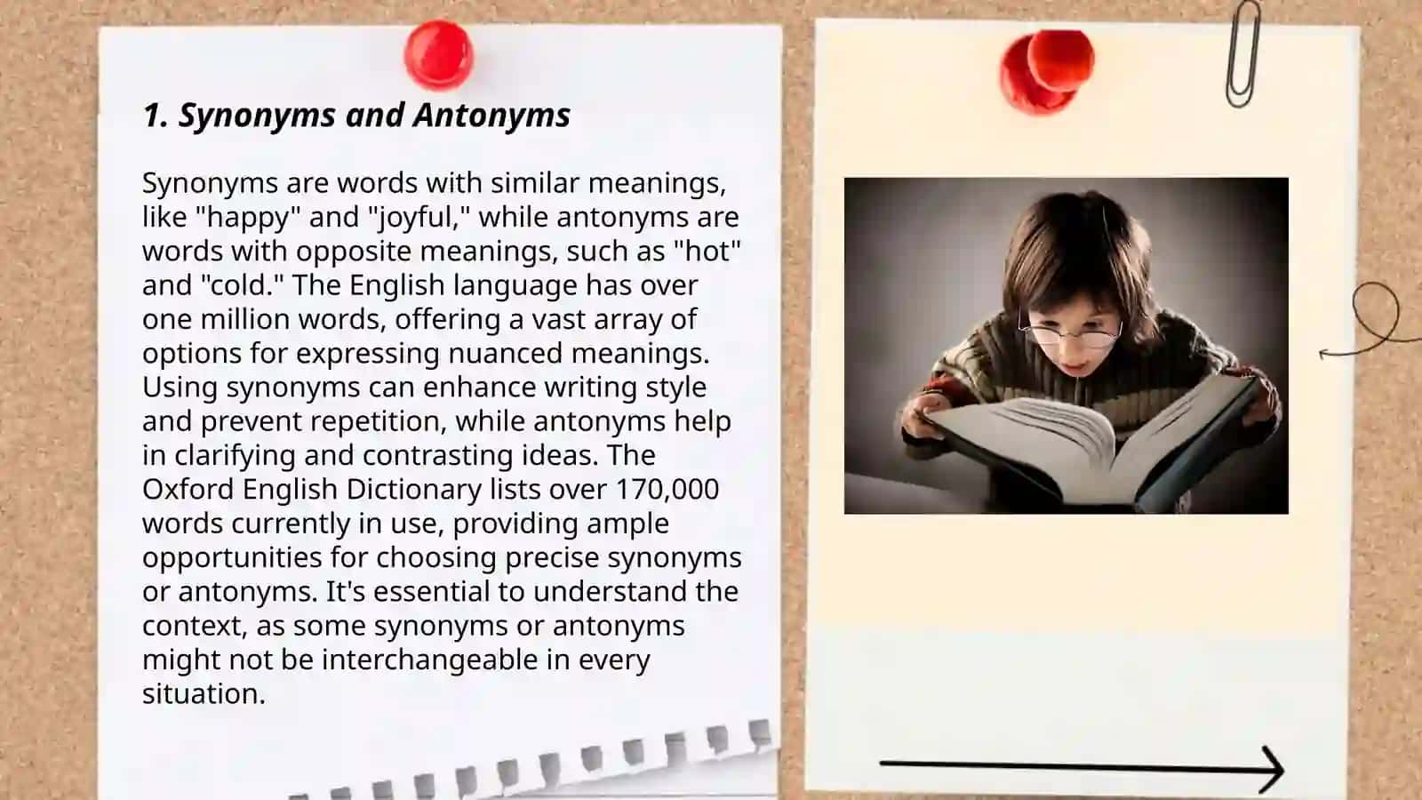 Matching features (reading) 3