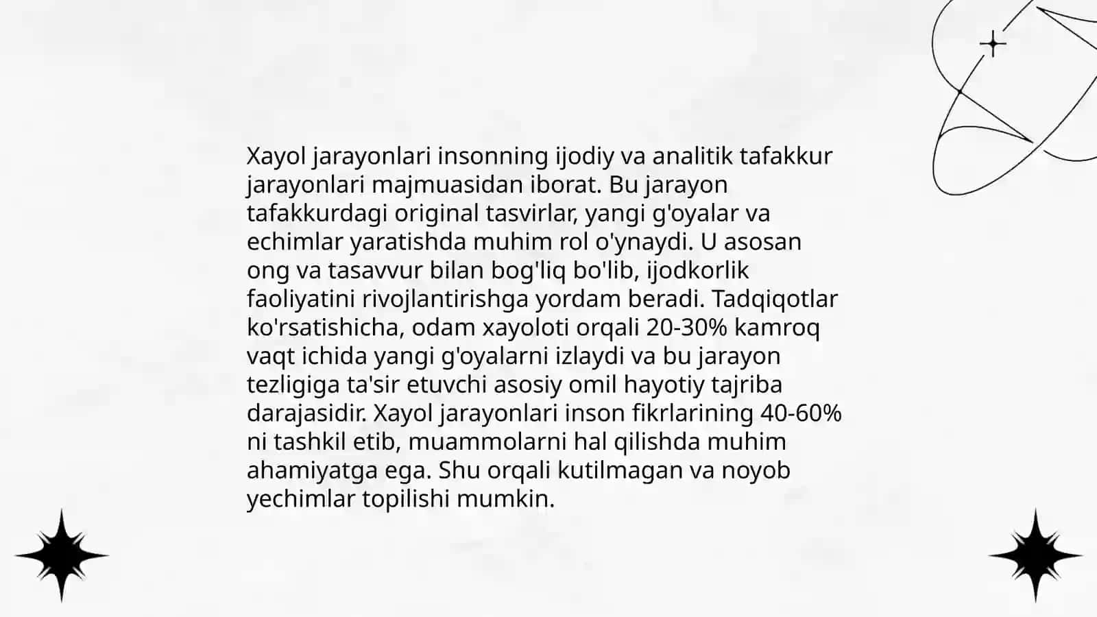 Xayol jarayonlari va turlari 3