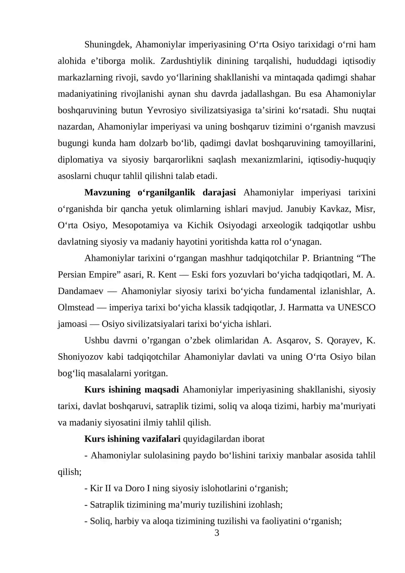 Ahamoniylar Imperiyasi 3