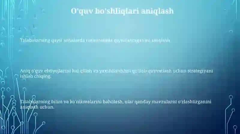 Talabalarning Tashxis Etish 3
