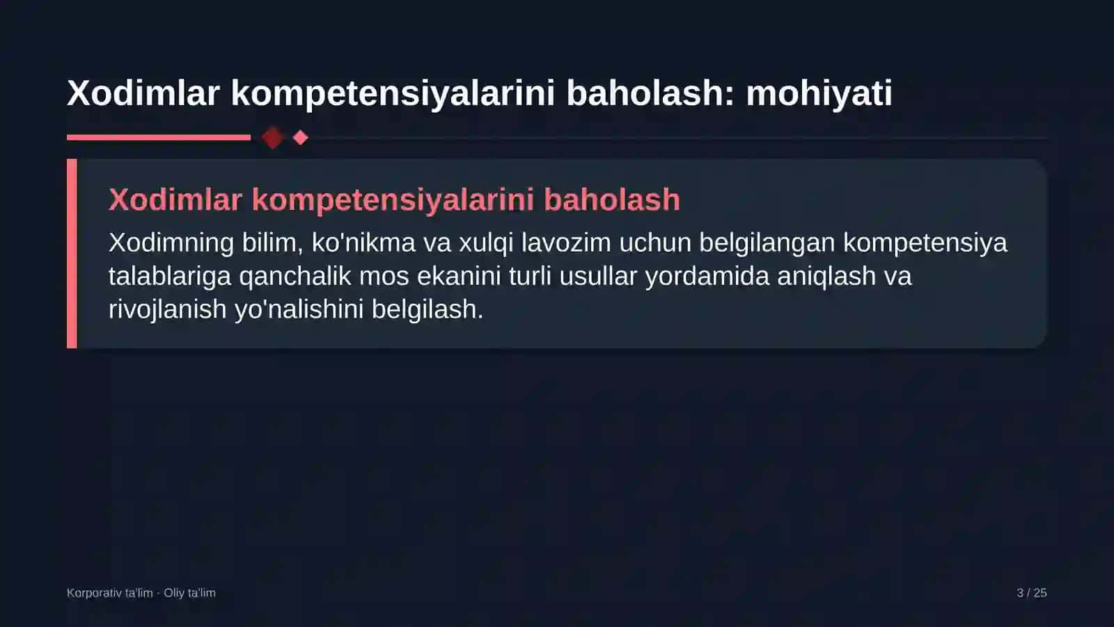 Harbiy tibbiyotda xodimlarning kompetensiyalarini baholash 3