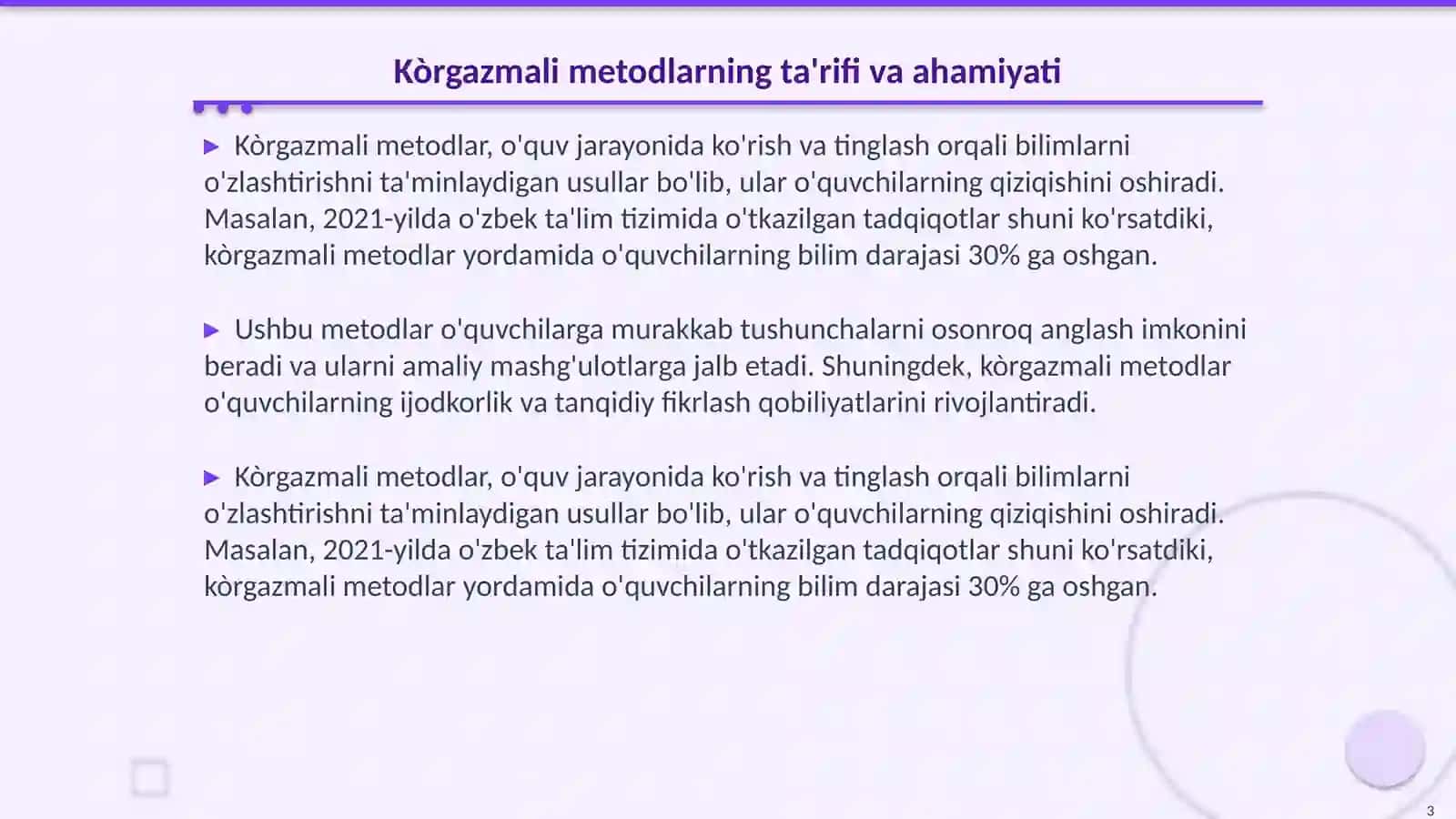 Boshlang'ich ta'limda Kòrgazmali Metodlar 3