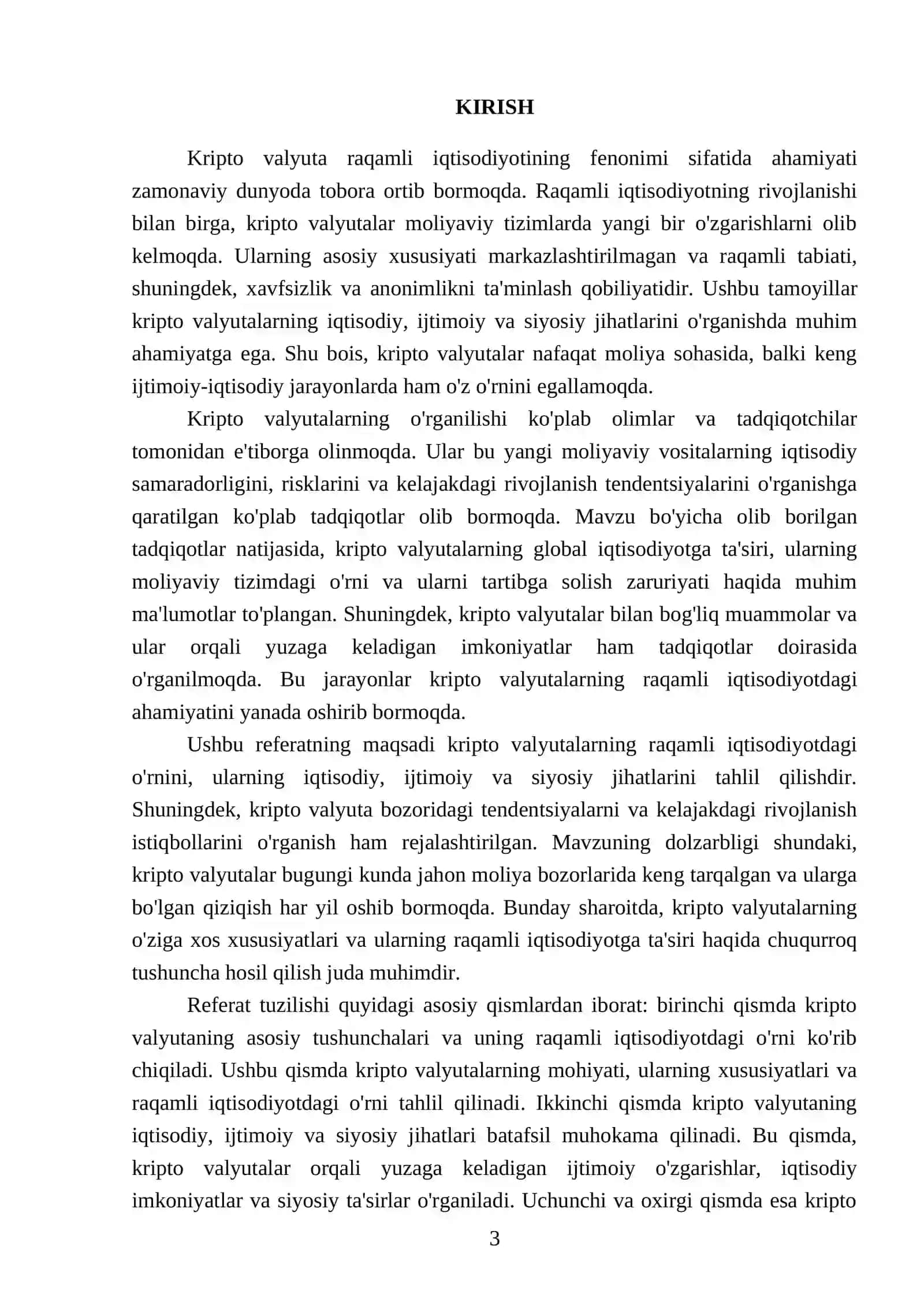 Kripto valyuta raqamli iqtisodiyotining fenonimi sifatidagi ahamiyati 2025-2026 o'quv yili 3