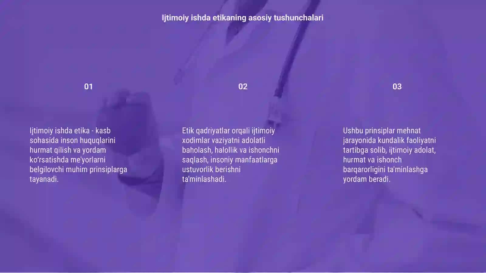 Ijtimoiy ishda etika 3