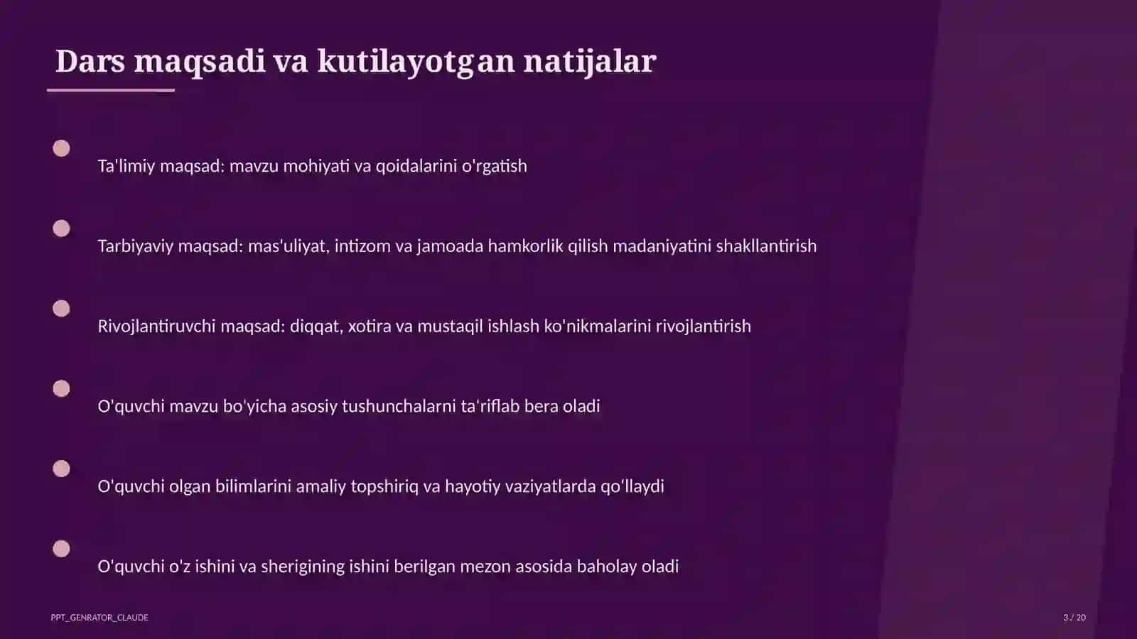 O'qituvchilarning Milliy sertifikatiga tayyorgarlik 3