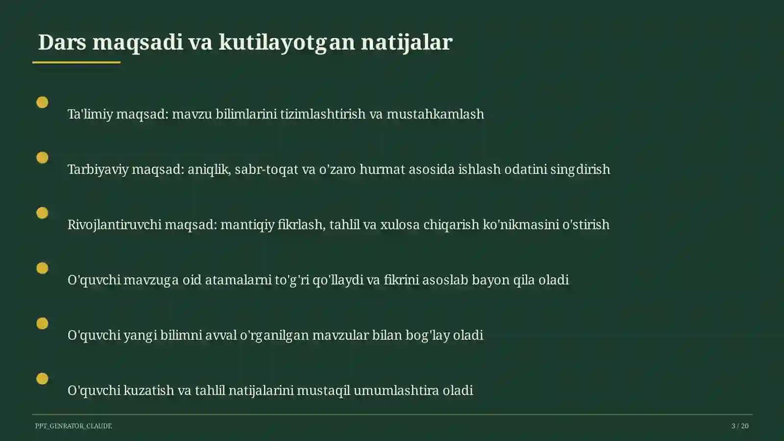 Hikoya mazmunini qayta hikoyalash (3-sinf) 3